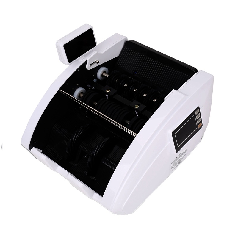 得力(deli)3927S点验钞机(白色)双屏智能C类点钞机验钞机银行专用支持识别2019年新版第五套人民币