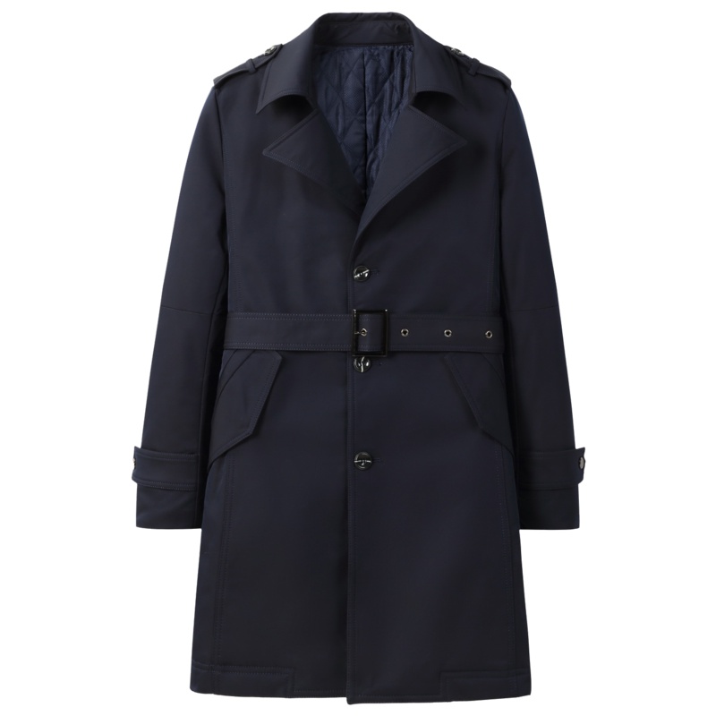 Artsdon/阿仕顿风衣春秋季男士风衣中长款时尚修身外套男