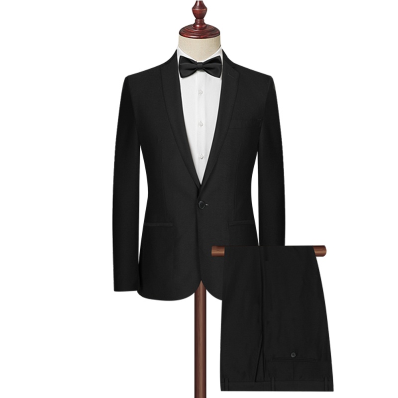 诺帝卡/NAUTICA TAILORED套装西服男士后中开衩一粒单排扣结婚礼服西装