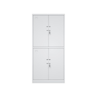 星岛文件柜钢制铁皮柜资料档案柜员工储物更衣柜子凭证带锁柜通双节文件柜