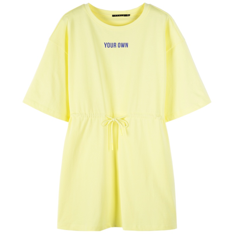 【满198减100预估价：41】森马连衣裙女2020时尚气质宽松连衣裙女装显瘦连衣裙收腰显瘦夏潮