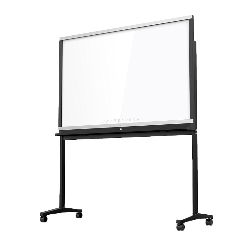 得力(deli)50014支架式智能互联白板 120*90cm 会议电子玻璃白板 无线链接打印共享同屏 白板