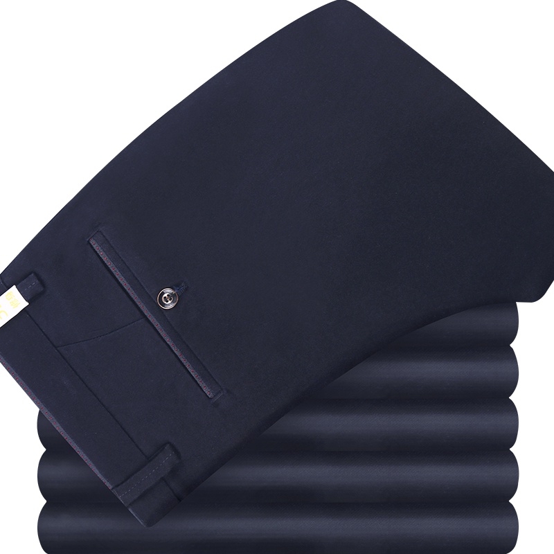 HODO红豆男装 男士休闲裤 2019春季新款素色绒感休闲裤