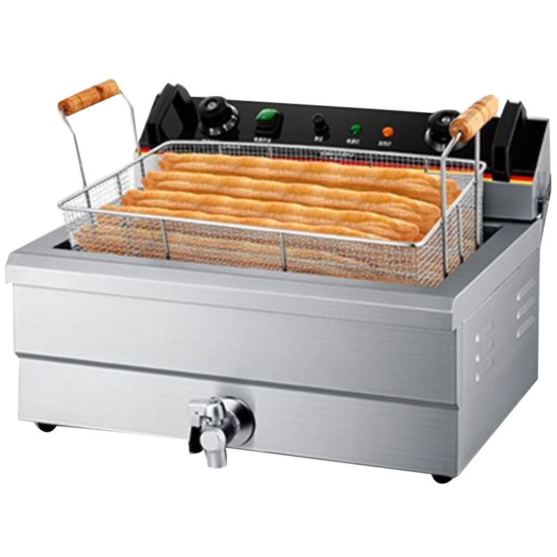 德玛仕(DEMASHI) 电炸炉商用小吃油炸锅油炸机 油条机 薯条机 电炸锅 油炸炉大容量 DMS-DZL201V