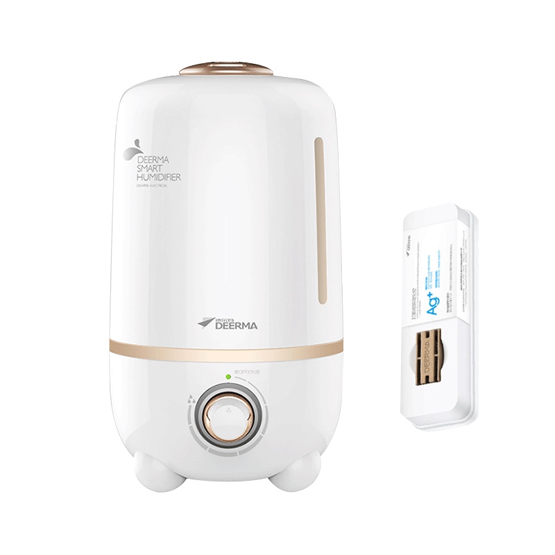 德尔玛(Deerma)加湿器 DEM-F450银离子净化版 4L大容量 360度双向出雾 办公室香薰超声波加湿机