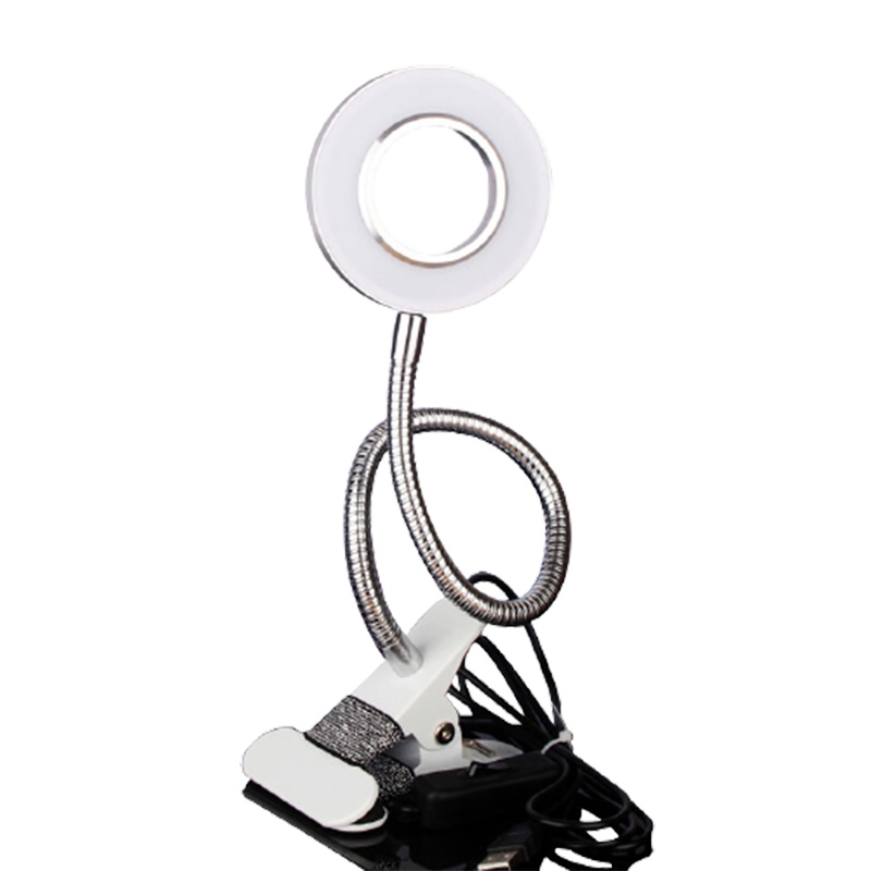 美甲美容纹绣美睫工作专用阿斯卡利led小台灯化妆折叠便携式冷光无影超亮17x