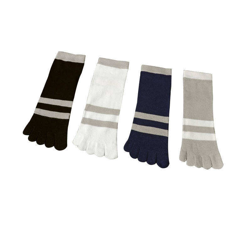 男士袜子五指袜男秋冬款竹纤维男袜五指男袜子分趾袜中筒五趾袜男