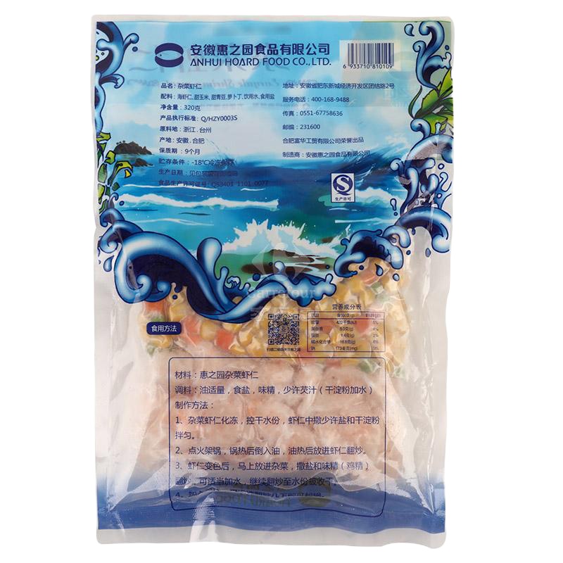 惠之园杂菜虾仁320g