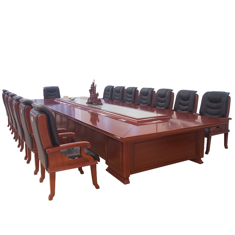 鸿业盛大办公家具培训桌洽谈桌会议桌大型开会桌办公桌会议桌会议台会议桌7217会议桌7米