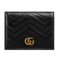 Gucci 古驰钱包女士钱夹短款金属GG标古奇奢侈品