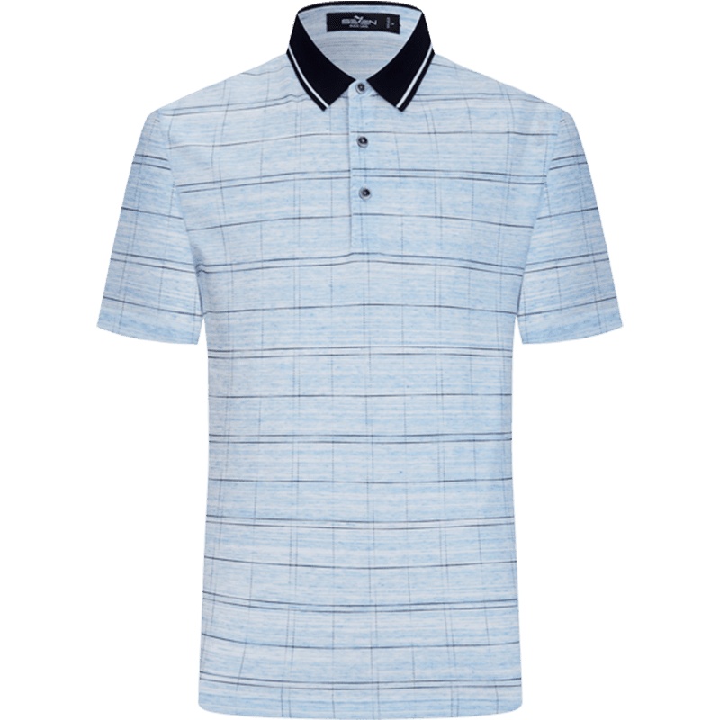 柒牌SEVEN男装夏季宽松时尚中青年短袖polo衫