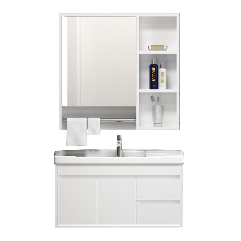 四季沐歌实木简欧浴室柜组合卫浴套装洗漱台洗脸盆洗手盆组合