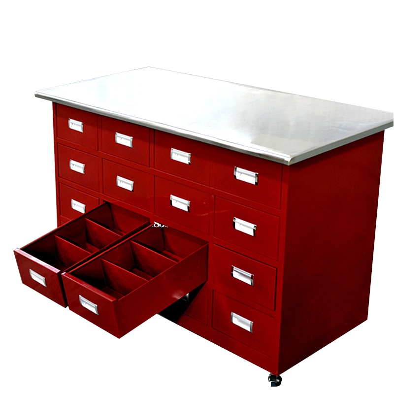 DXBG中药柜不锈钢药柜钢制调剂台医用配药柜诊所柜药店处置台