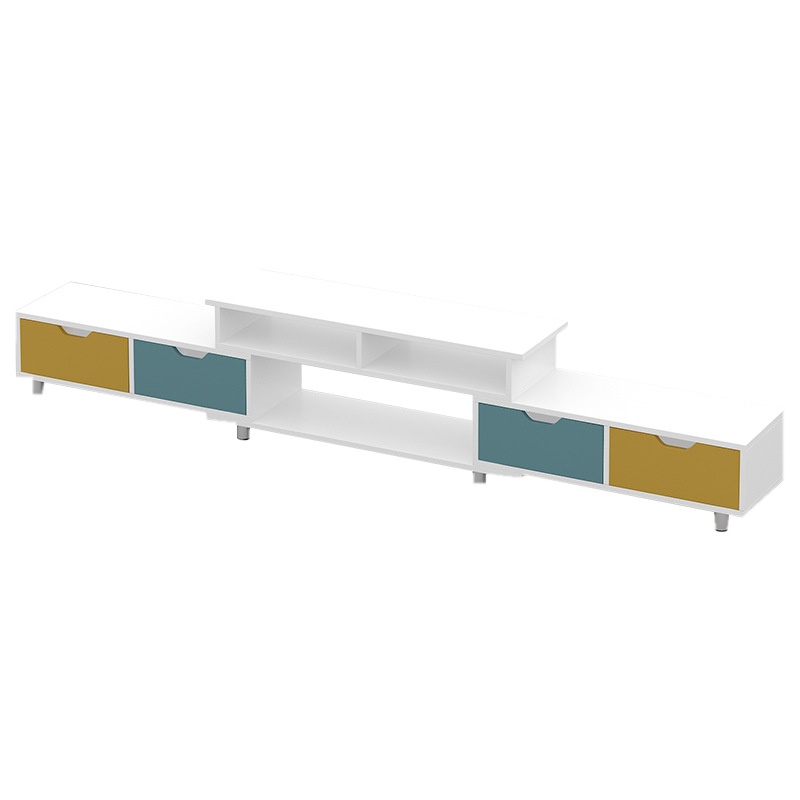 弘拜 电视柜视听柜 简约现代小户型家具 客厅北欧轻奢风简易电视机柜多功能地柜