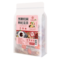 谯韵堂 黑糖桂圆枸杞姜茶300g/袋红糖姜枣桂圆枸杞红枣茶量贩装三角包