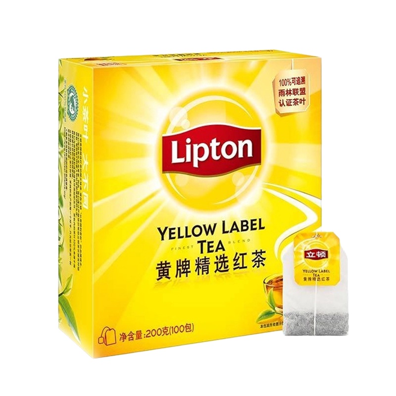 立顿红茶包 100包/盒