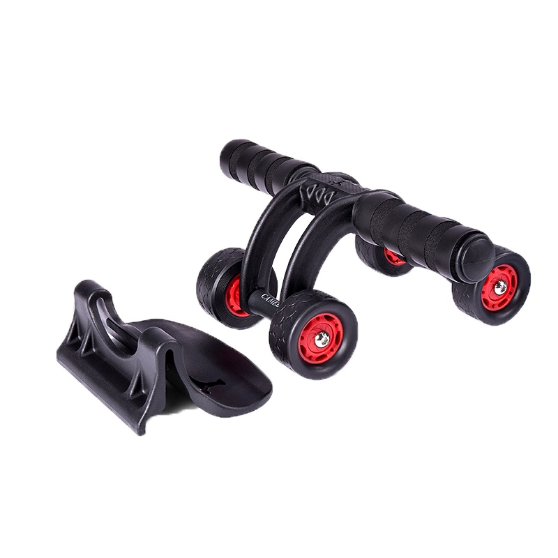 骆驼锻炼健腹器材家用四轮回弹腹肌轮男士健腹轮女锻炼运动收腹机