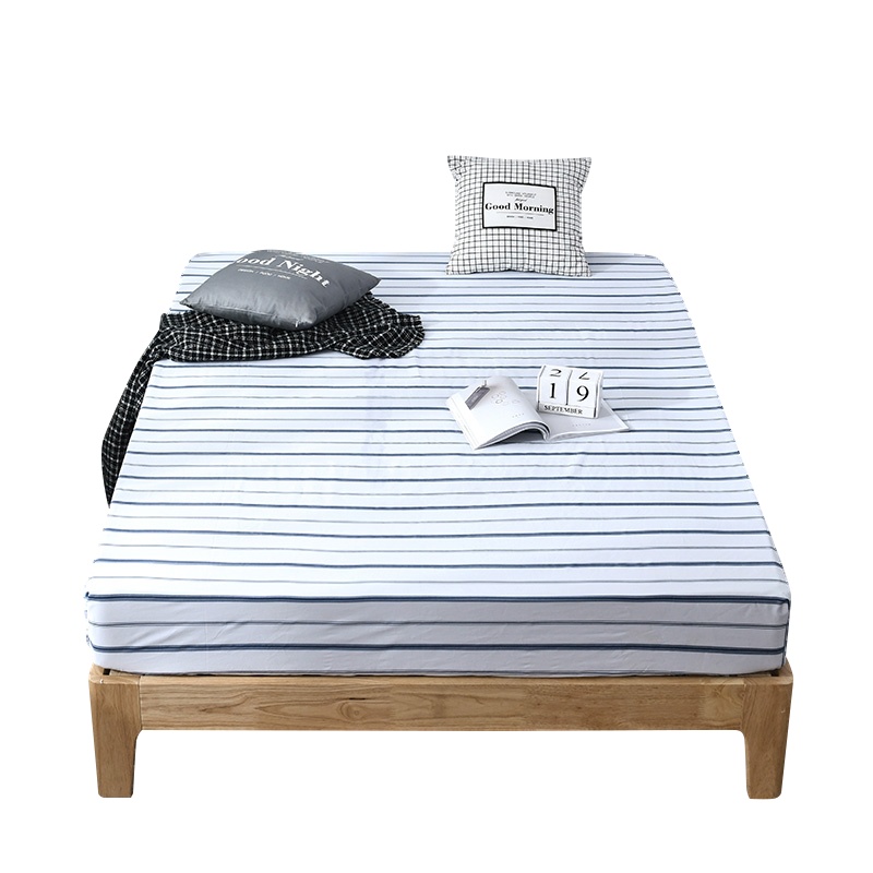 吉岳(Giyou)北欧风活性印染全棉高支舒适面料单罩床笠款