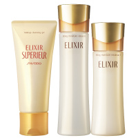 资生堂ELIXIR怡丽丝尔水乳套装保湿补水 面部护肤套装礼盒优悦活颜水乳三件套145g+170ml+130ml(滋润型)