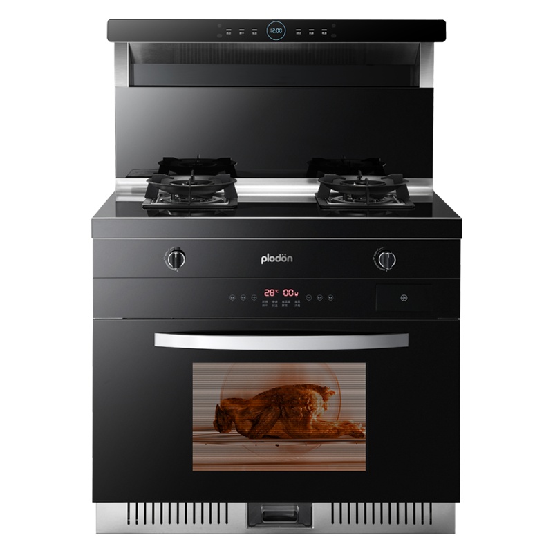 美国浦利顿(plodon)X5 厨房环保灶蒸烤一体 侧吸式抽油烟机燃气灶蒸箱烤箱套装 液化气 集成灶