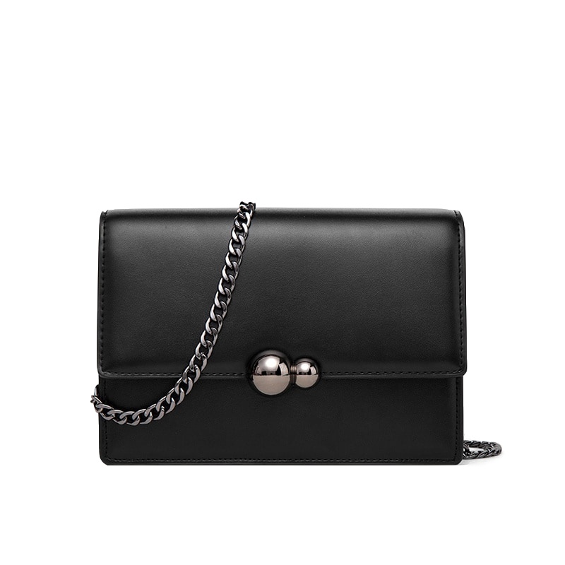 美洲野牛包包女新款链条包真皮斜挎包小包包百搭简约女单肩包潮