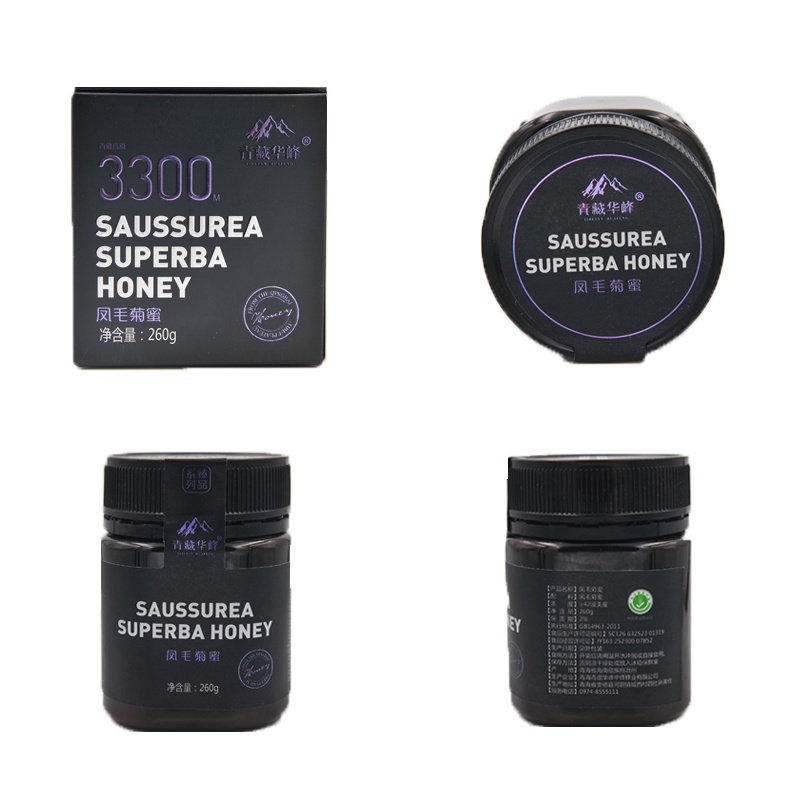 [中华特色]海南州馆青海青藏华峰美丽风毛菊蜂蜜260g