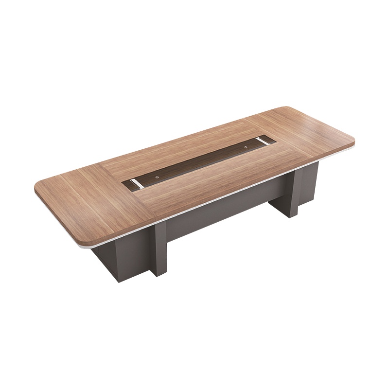 质凡办公桌简约现代长条桌长桌会议室桌培训桌洽谈桌