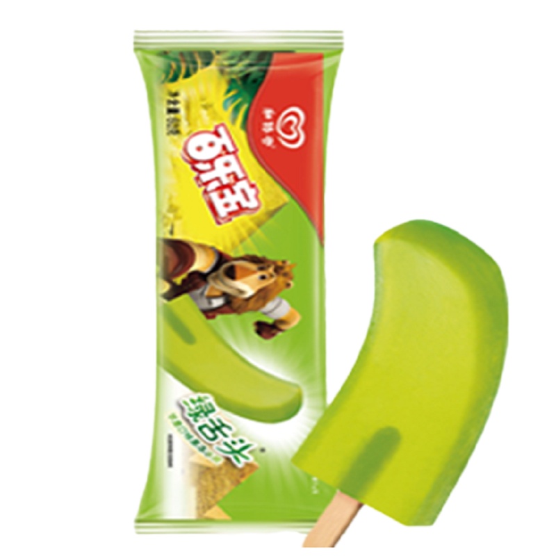 和路雪麦酷狮绿舌头苹果口味果冻冰棍54g