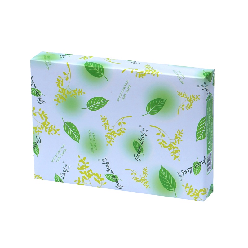 绿叶 80克黄色A5 优等品彩色复印纸 500张/包 20包/箱(单价 元/箱)厂家直销