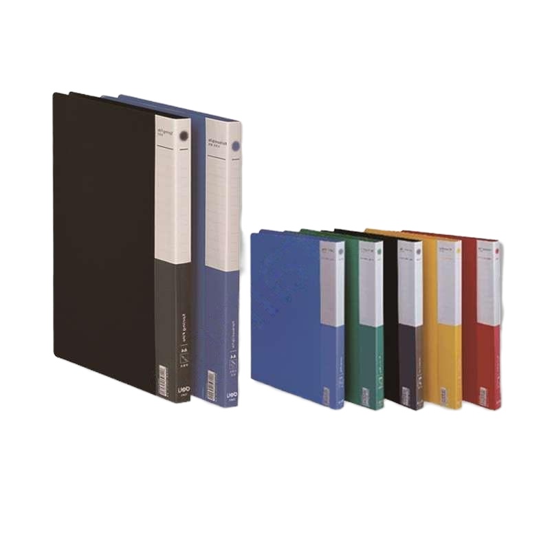 得力 5302双强力文件夹A4 蓝色 单只装