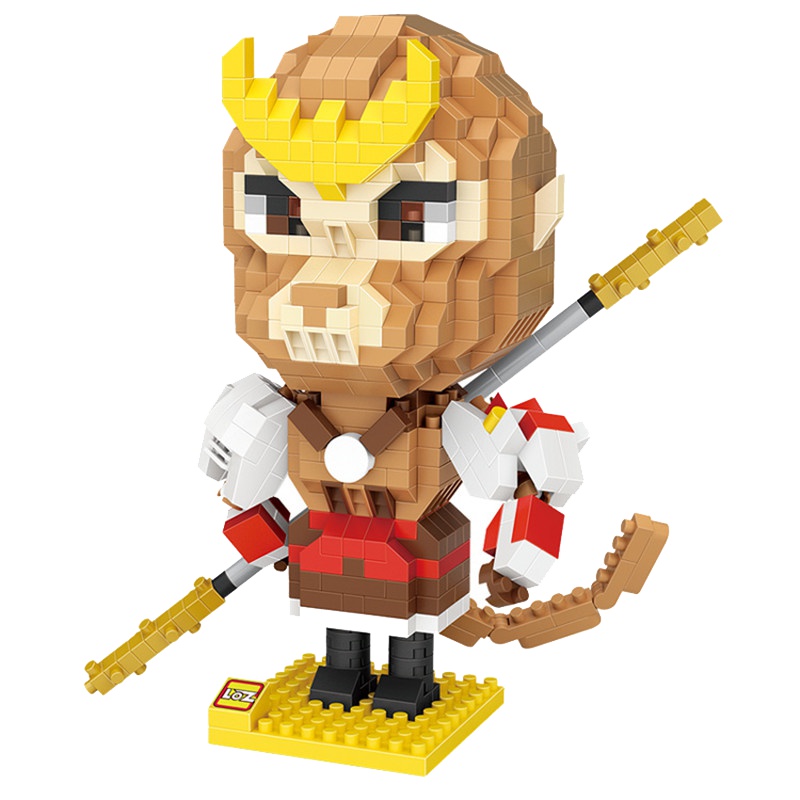 俐智loz小颗粒积木 微钻拼插玩具 微型益智拼装6-14岁以上成人创意礼物俐智俐智9784孙悟空