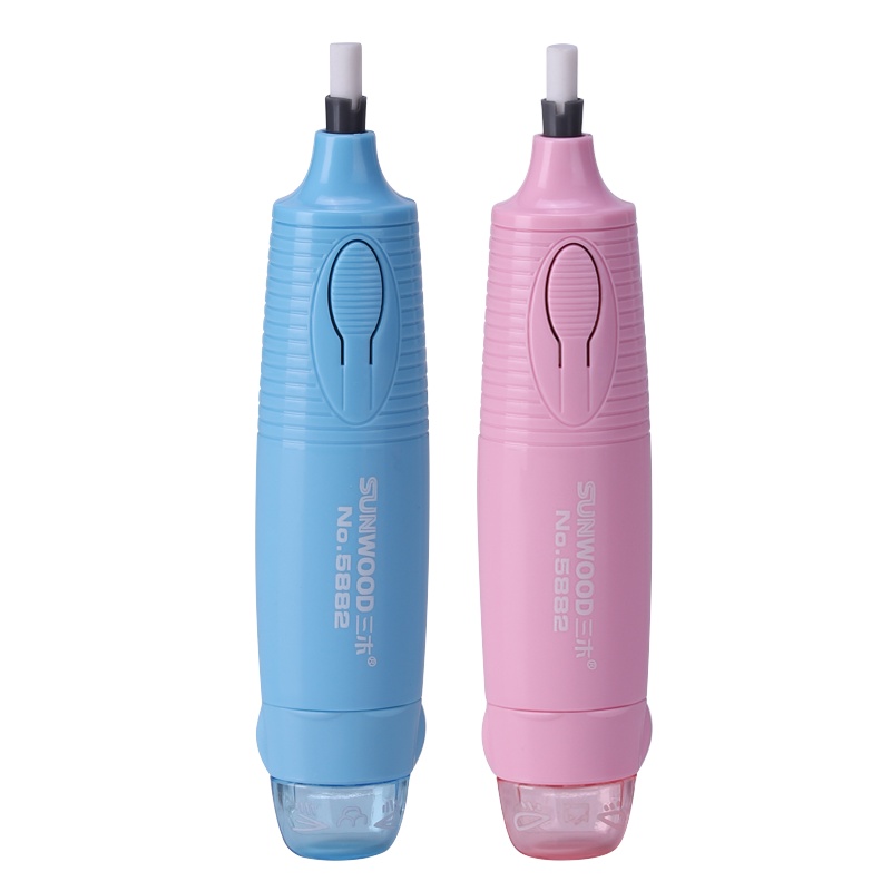 三木(SUNWOOD)5882电动高光橡皮擦小学生擦得干净素描美术专用电子专业自动象像皮檫不留痕无碎屑儿童可爱绘画