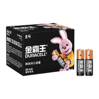 [5号20粒]金霸王(Duracell) 五号碱性电池 数码电池 1.5V博朗温度计 小米电视遥控器空调鼠标智能门锁电池