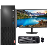 联想(Lenovo)启天M420商用台式电脑19.5英寸显示器(i3-9100 4GB 128GSSD+500GB 加DVD刻录光驱 W10h)