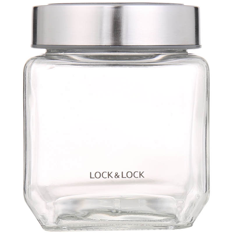 乐扣乐扣旗舰店玻璃密封罐五谷杂粮储物罐玻璃保鲜盒零食盒储藏罐