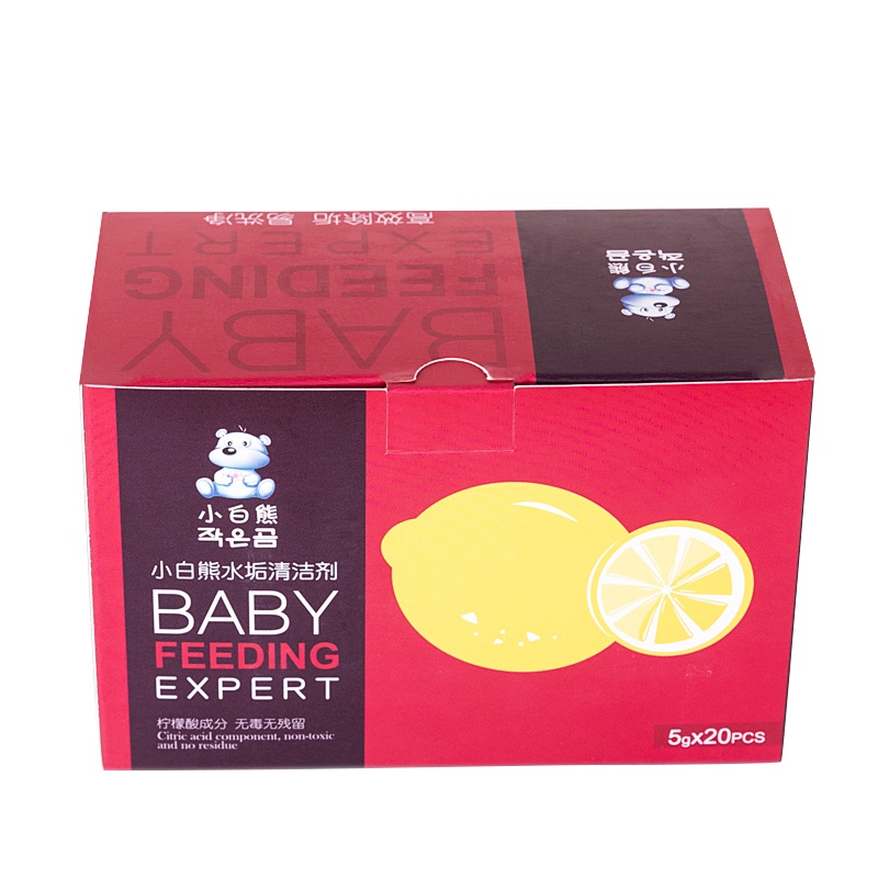 小白熊(Snow Bear)植物系水垢清洁剂 热水壶除垢剂 每盒内含20小包 09009