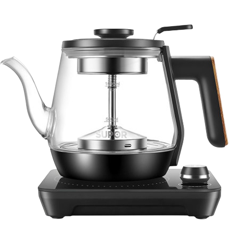 苏泊尔SW-10C02养生壶煮茶器煮茶壶电热水壶烧水壶迷你玻璃花茶壶