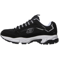 【自营】SKECHERS斯凯奇男鞋休闲鞋舒适复古厚底运动鞋999688 999688/BLK黑色