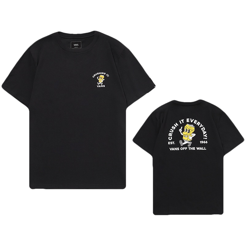 【自营】VANS范斯男装运动服休闲短袖T恤VN0A4UQPBLK