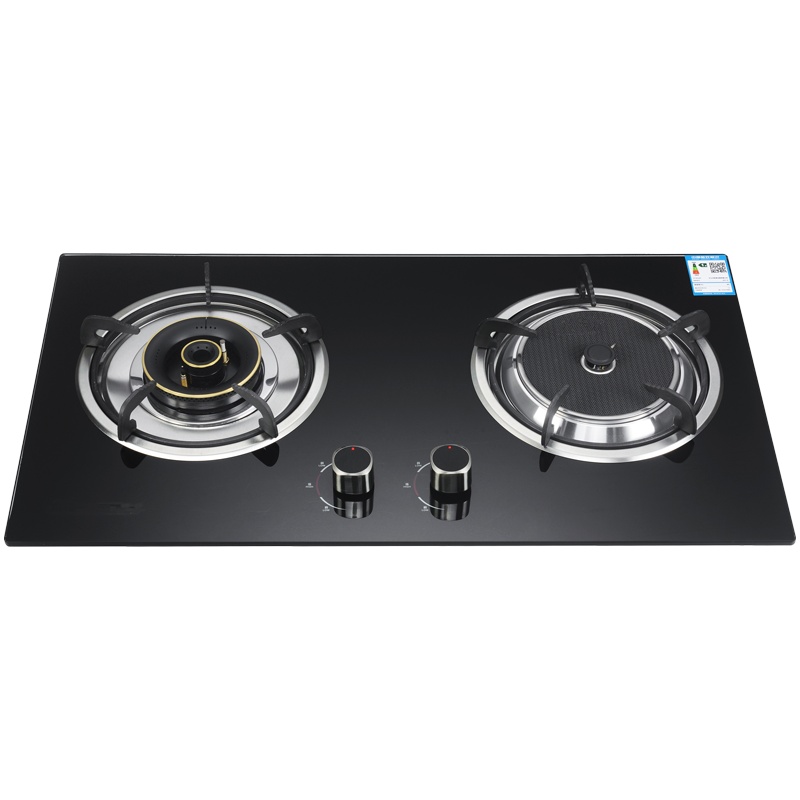 速热奇燃气灶红外灶嵌入式双眼灶炉灶台嵌两用钢化玻璃大火力双灶灶头炉盘炉具台式煤气炉BM-A658B天然气