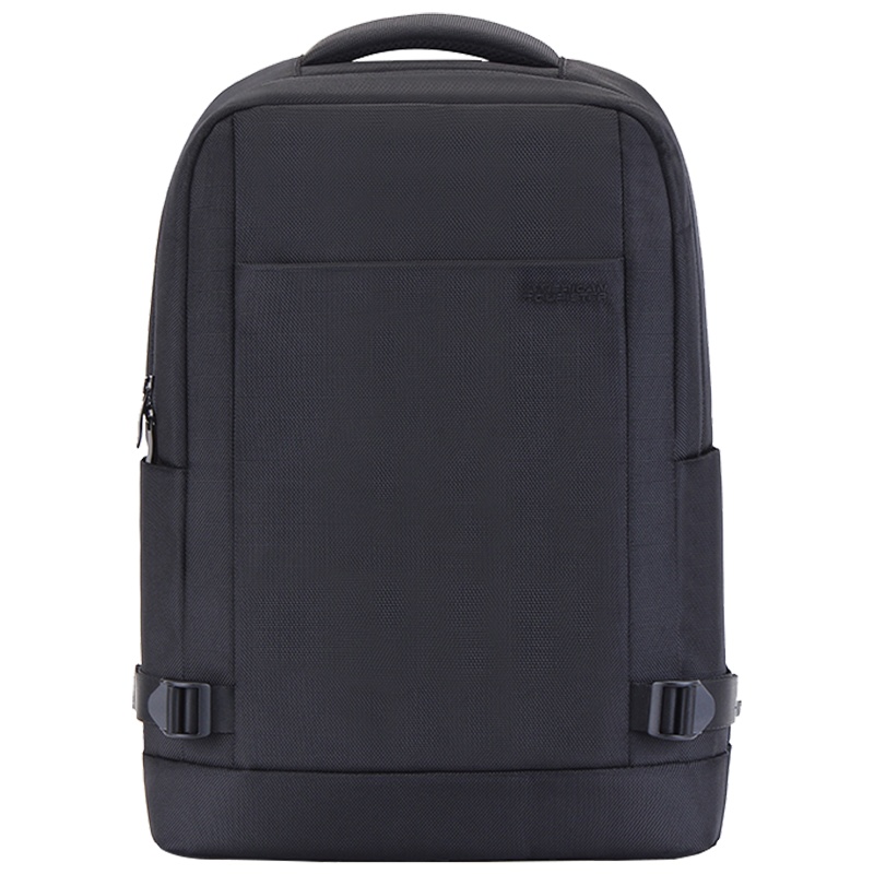 美旅背包男简约商务双肩包通勤箱包大容量电脑包防泼水涤纶时尚通用学生书包DR9