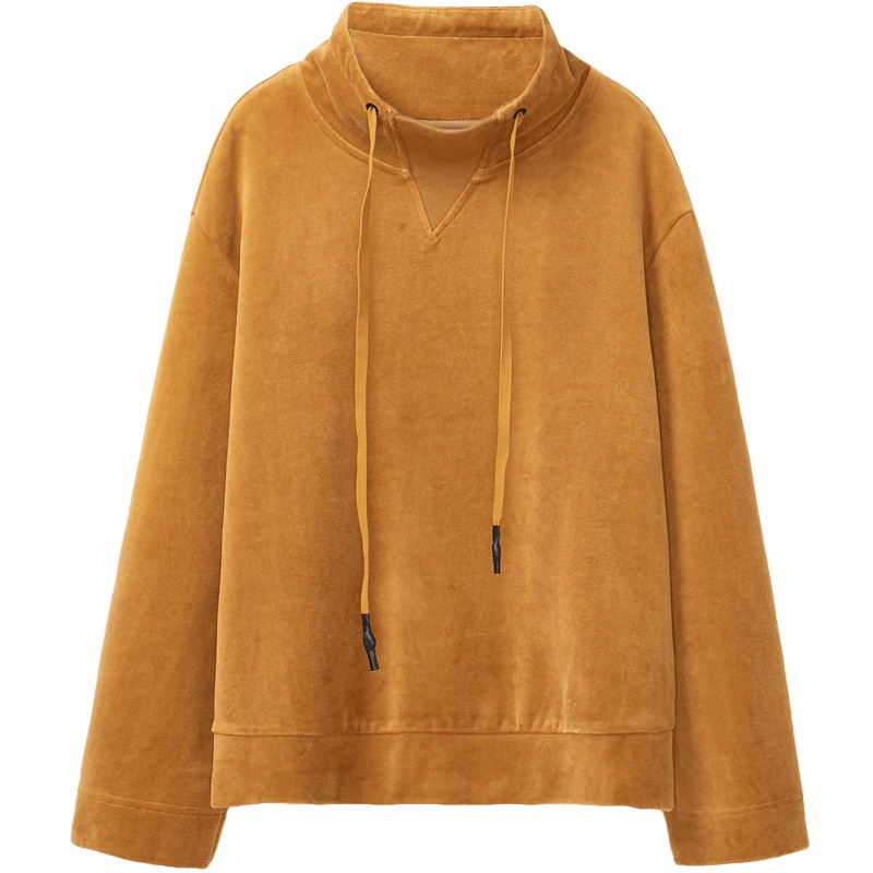 2019爱居兔秋季女装半高领设计舒适卫衣