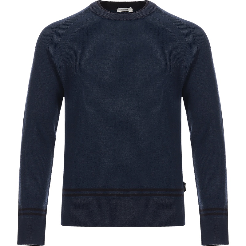 Z ZEGNA 杰尼亚 男士 羊毛圆领毛衣针织衫 VVP84 ZZ410