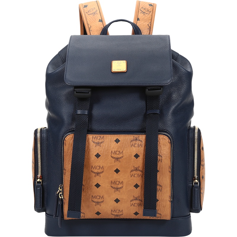 MCM 男女中性 牛皮革/人造革/织物双肩包中号 MMKAABG05