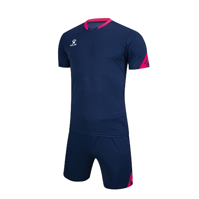 kelme卡尔美新款足球服套装 男短袖比赛训练球衣3801099 S-4XL(一套装）购买时备注颜色码数