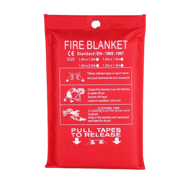 淮海 车用家用防火玻璃纤维 灭火毯 1mx1m (单位:袋)
