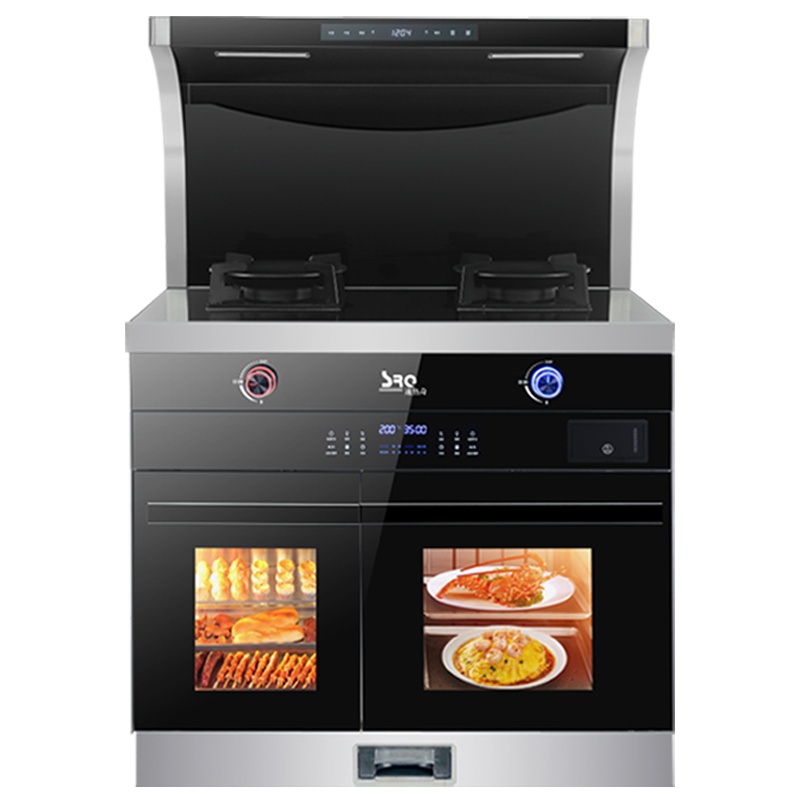 速热奇集成灶体感蒸烤独立家用一体机侧吸下排烟红外灶天然气SRQ-S7