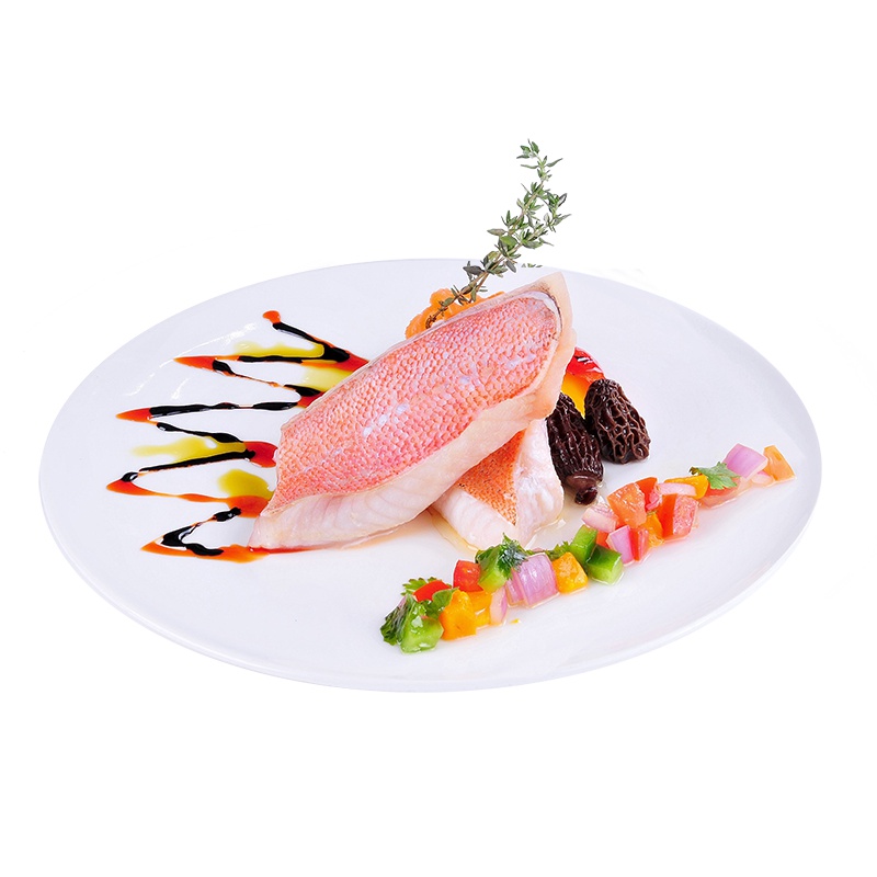 蓝雪 冷冻大西洋红鱼柳 400g 3片 袋装 海鲜水产