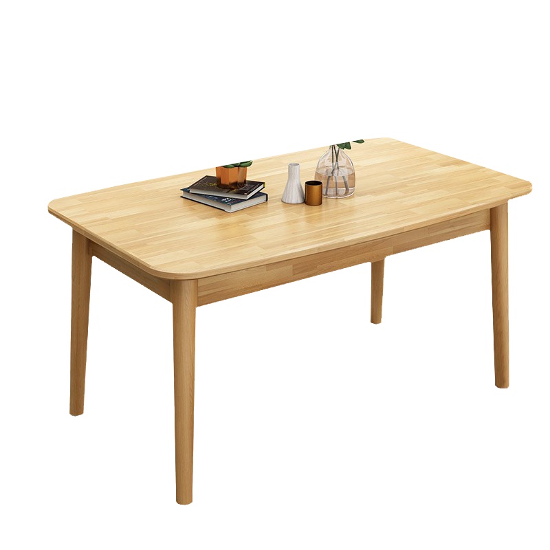 丽澜居实木餐桌椅休闲桌椅洽谈桌椅LLJ1365一桌四椅1300*650*760