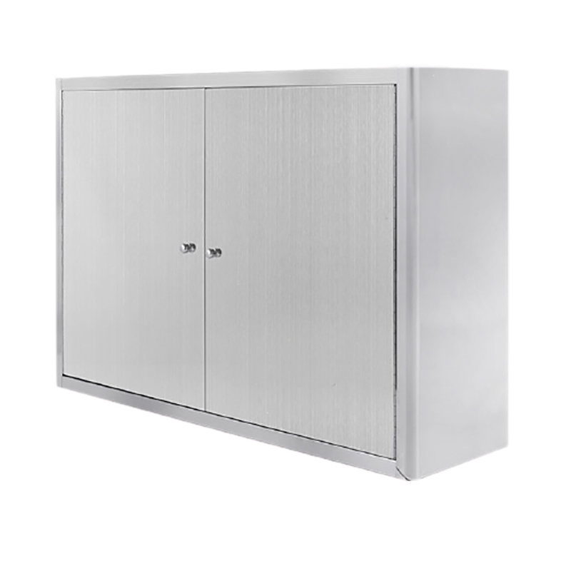 定制_符象厨房不锈钢储物吊柜挂墙式壁柜柜浴室镜面卫生间收纳柜阳台置物柜